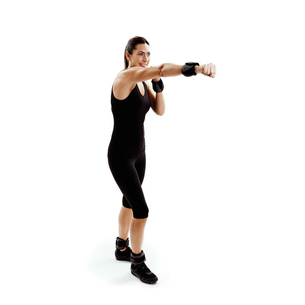 66fit Ankle, Wrist And Dumbbells Cuff Weight Set - 4kg - Image 5