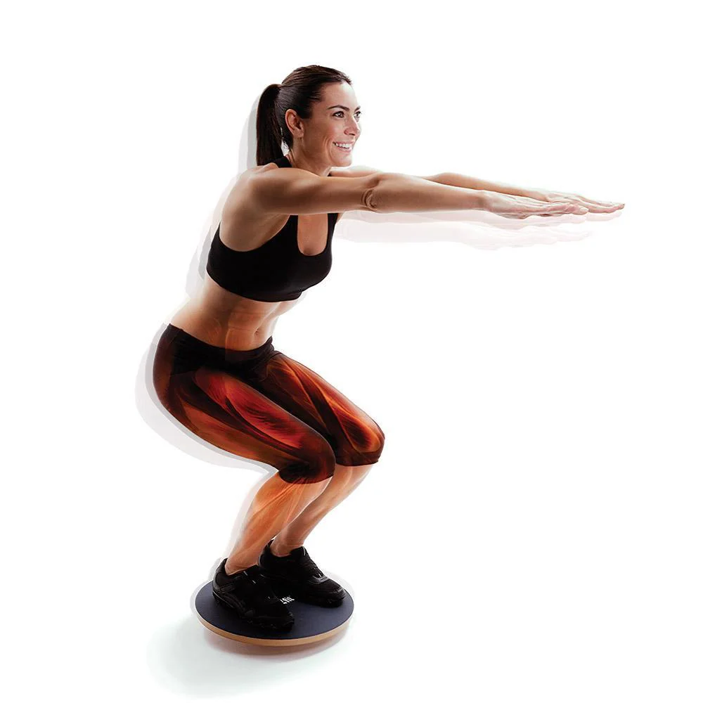 66fit Wooden Balance Board - Pvc Surface - 40cm - Image 3