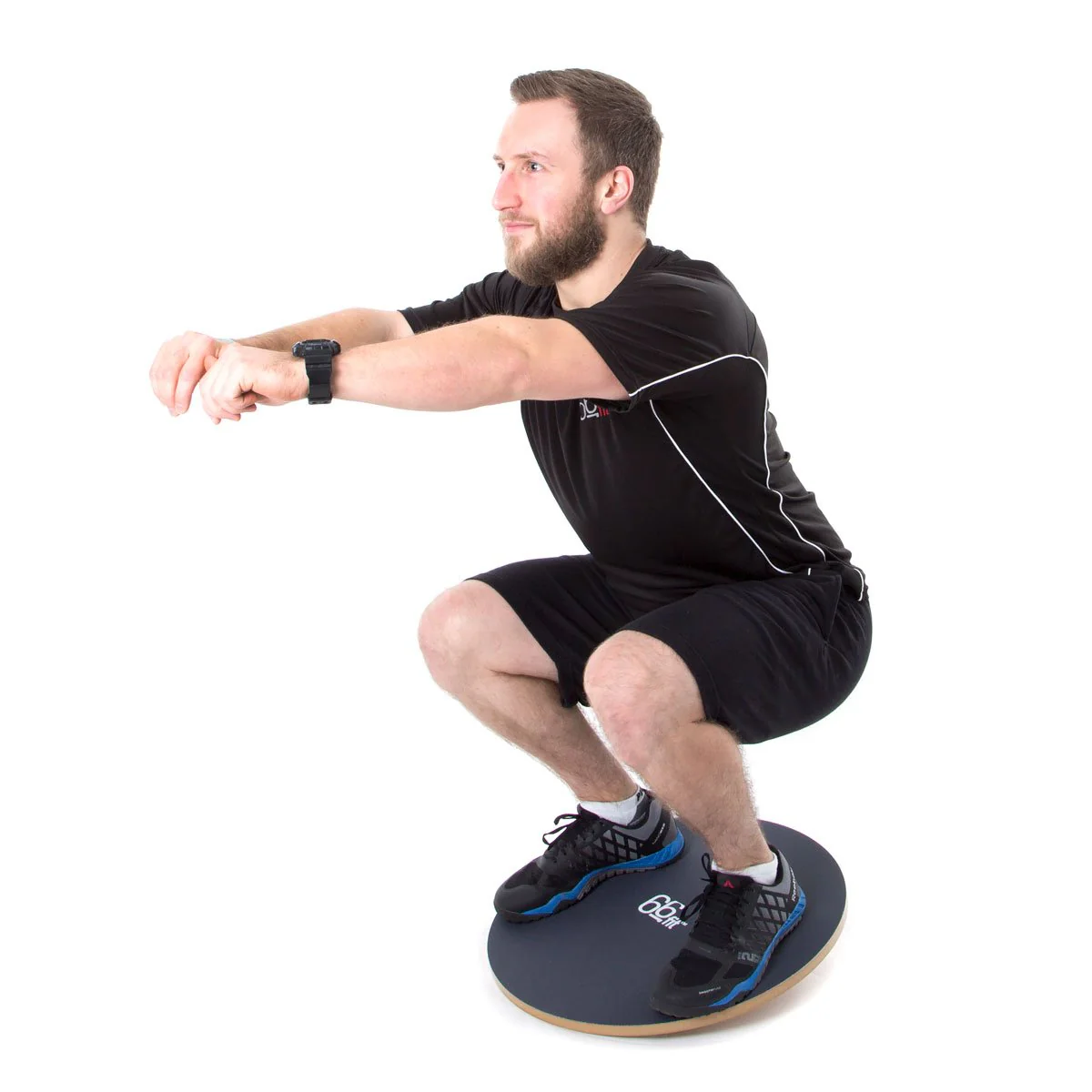 66fit Wooden Balance Board - Pvc Surface - 50cm - Image 6